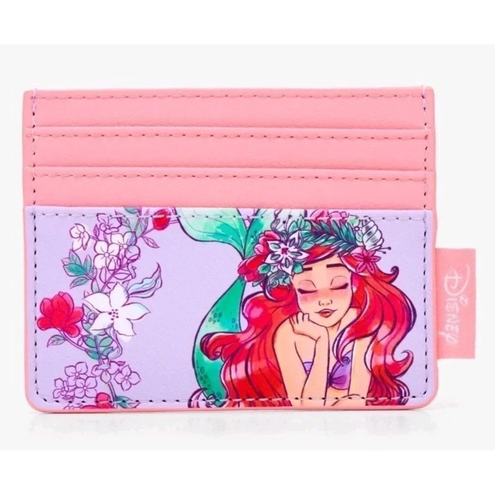 NEW‎ Loungefly Disney The Little Mermaid Floral Dream Mini Backpack & Cardholder